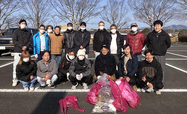 清掃活動（クリーン作戦）に参加